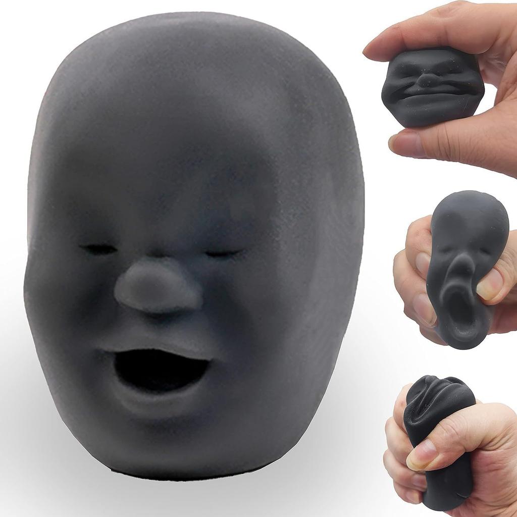 Fun Novelty Caomaru Antistress Ball Toy Human Face Emotion Vent Ball Resin Relax Doll Adult Stress Relieve Novelty Toys Gifts