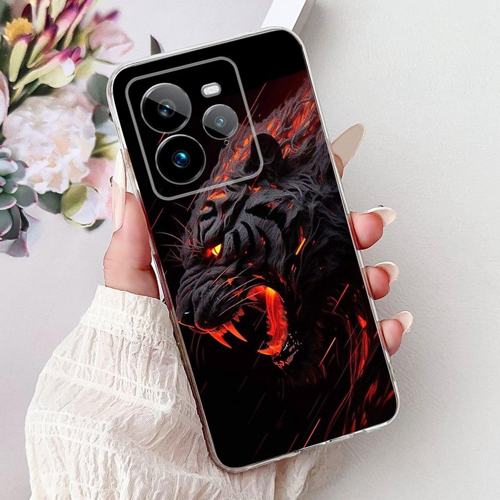 For Realme GT 7Pro Case Cover Clear Cute Cartoon Cat Fashion Cool Soft TPU Casing For Realme GT 7 Pro Phone Case RMX5010 RMX5011