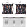 Stylish Nutcracker Party  Square Pillowcase Cushion Cover Pillow Case Throw Pillow Cover for Home Bedroom Car
