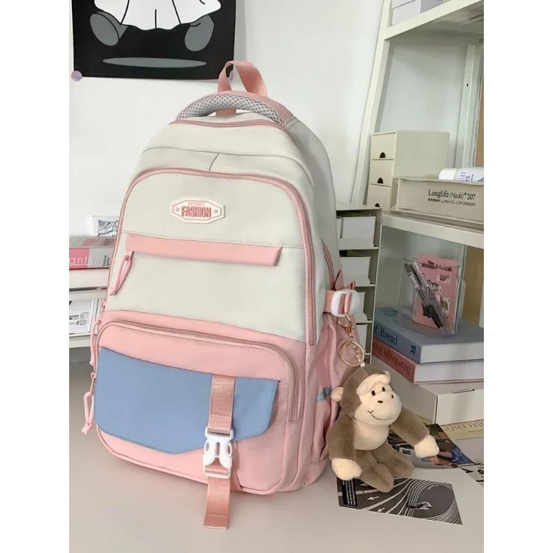 Korean Version Super Large Capacity Multifunctional Student Schoolbag Backpack