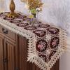 Koronkowy bieżnik z gazy - Idealny do dekoracji domu, restauracji, kuchni, na pikniki na świeżym powietrzu i aranżacje na przyjęcia weselne