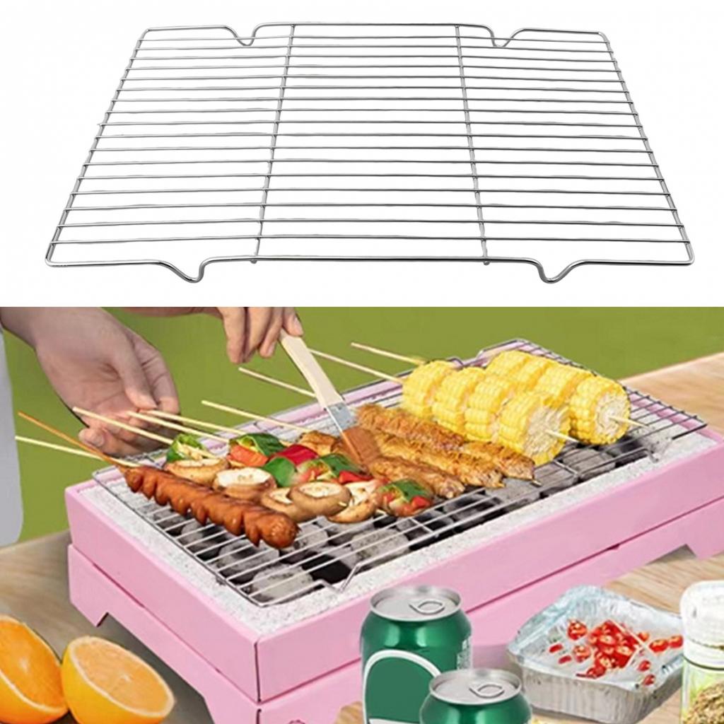 Unelte BBQ Grill Grătar Plasă Ochiuri Oțel Inoxidabil Nume Piesă Formă Dreptunghi