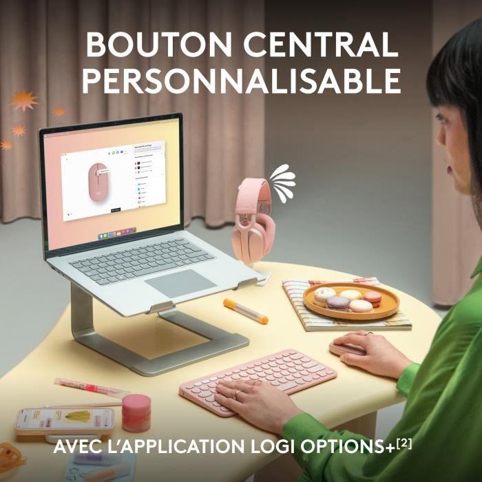 Souris - Sans Fil - Logitech - Pebble Mouse 2 M350s - Graphite