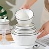 2024 Nordic Ceramic Bowl & Plate Set: New Collection for Personal Use