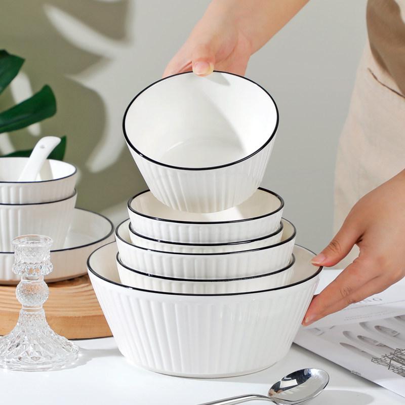 2024 Nordic Ceramic Bowl & Plate Set: New Collection for Personal Use