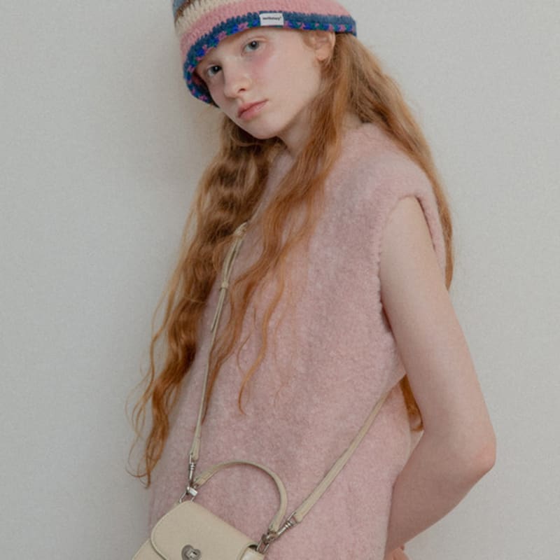 Mellotory Bohemian Knit Hat (Mix Pink)