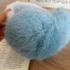 Luochi Knitting Plush Earmuffs for Women - Cute Fluffy Ear Protection for Winter, Cycling, and Cold Weather 