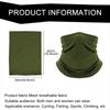 Multifunctional Sunscreen Neck Gaiter Ice Feeling Quick-drying Half Face Mask Breathable Elastic Tube Scarf for Outdoor Sport