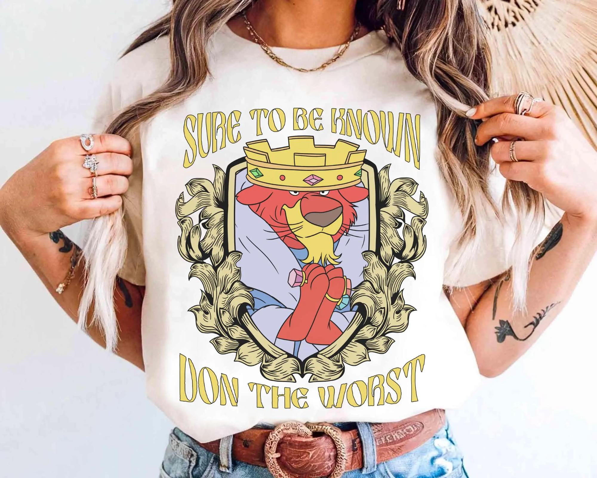 The    Robin Hood Disguised As The King of England Is Sure To Be Called The worst Tang Tshirt A Fun Robin Hood Tshirt S