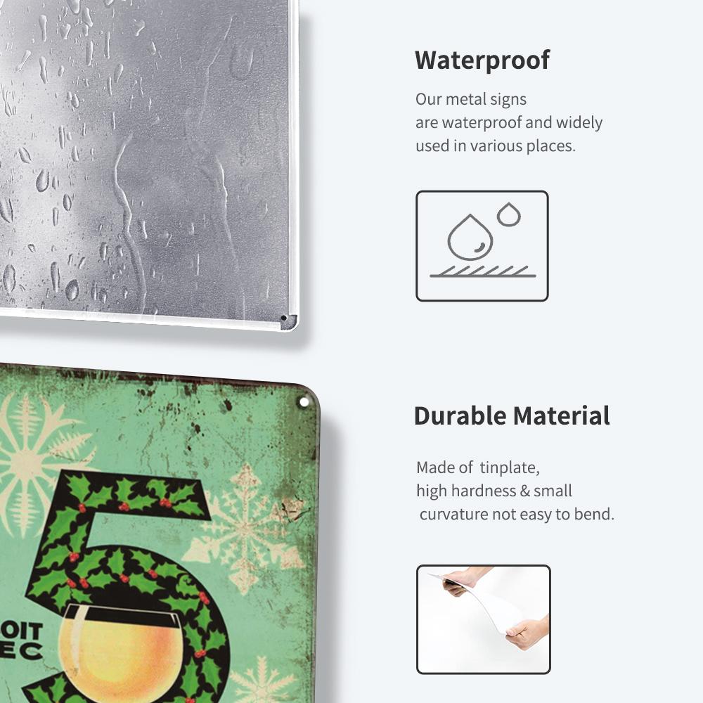 INEED Ricard Bira Retro Metal Tabela Poster Vintage Duvar Posteri Teneke Tabela Dekoratif Duvar Plakası Bar Pub Plak Dekor Aksesuarları