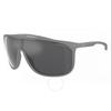 Armani Exchange Grey Mirror Silver Shield Men S SunglaSSeS ax4137Su 81806g 35