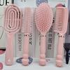 Bear Cartoon Large Curved Rib Fluffy Hair Massage Comb for Women - Air Cushion & Round Barrel Design for Curly Hair