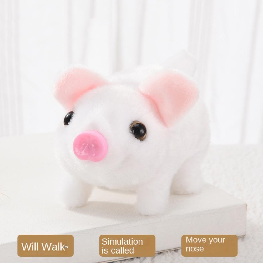 With Sound Electronic Pig Can Walk Walking Moving Pet Toys Electric Simulation Pig  Children Gifts
