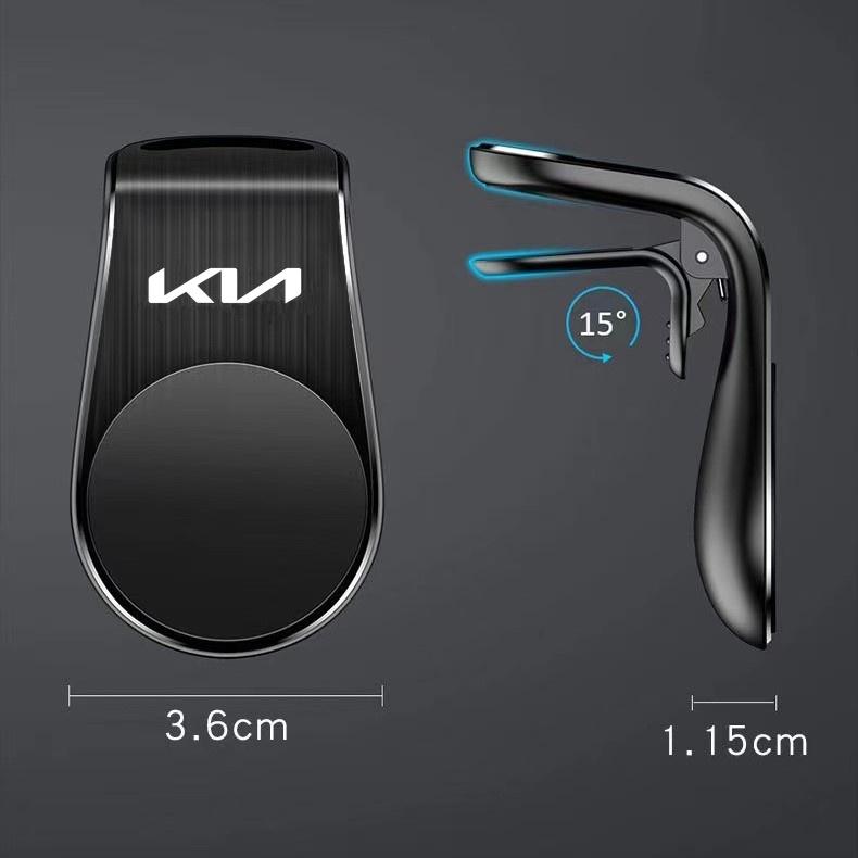 Metal Magnetic Car Phone Holder for Kia Sportage Ceed Rio Picanto K5 K9 Sorento Accessories Car Ornaments/ornaments