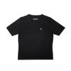 Trimer Logo Wappen Short Sleeve Round Knit Woman Black