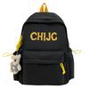 Schoolbag1011 Summer New Student Schoolbag Retro Trend Alphabet Backpack Go Out To Play Large Capacity Backpack Wholesale