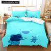 3D Anime Bee And Puppycat Bedding Set Single Twin Full Queen King Size Bed Set Adult Kid Bedroom Duvet cover Sets Home Textiles
