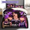 Biancheria da letto con motivo Rhea Ripley, Set piumone Copripiumone Federa Regalo di Compleanno per la Casa (1 * copripiumino + 2 * federa, senza nucleo)