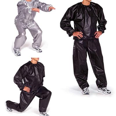Men Women Fitness Loss Weight Long Sleeve Sweat Sauna Suit Exercise Top Pants