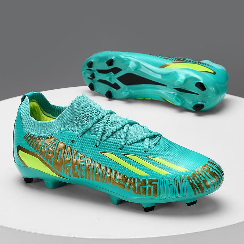 2024 New Children's Youth Adult Football Shoes Men's and Women's Game Special Football Shoes Grass Spike Football Shoes