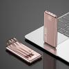 66W Fast Charging Power Bank with Built-in Cable