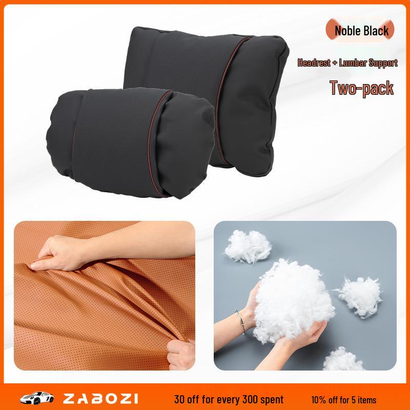 Compatible Lumbar and Neck Support Pillow for Trumpchi GS3 GS8 ES9 E8 M6 M8 Yingku GS4 E9 Car Seats
