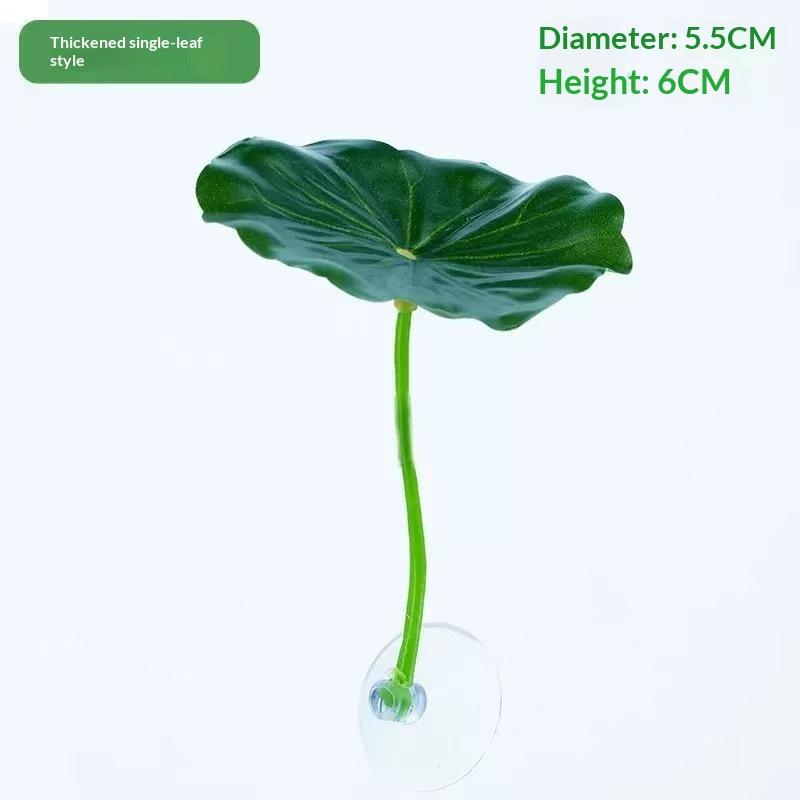 Betta Fish Rest Leaf Reusable Simulated Plastic Lotus Leaf Aquarium Accessory for Betta Hiding Resting Fish Tank Decor