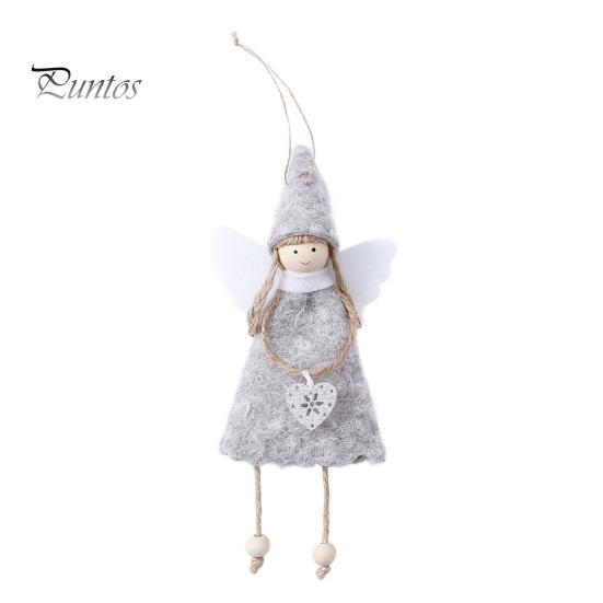 Reusable Xmas Tree Accessories Christmas Angel Doll Decoration, Plush Fairy Girl Pendant, Hanging Nursery Room Decor Ornament for Winter Holiday Party