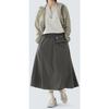 Snow Peak Root FLared Long Skirt Skirt Rustic Khaki L Size Gs S26mwrsk61