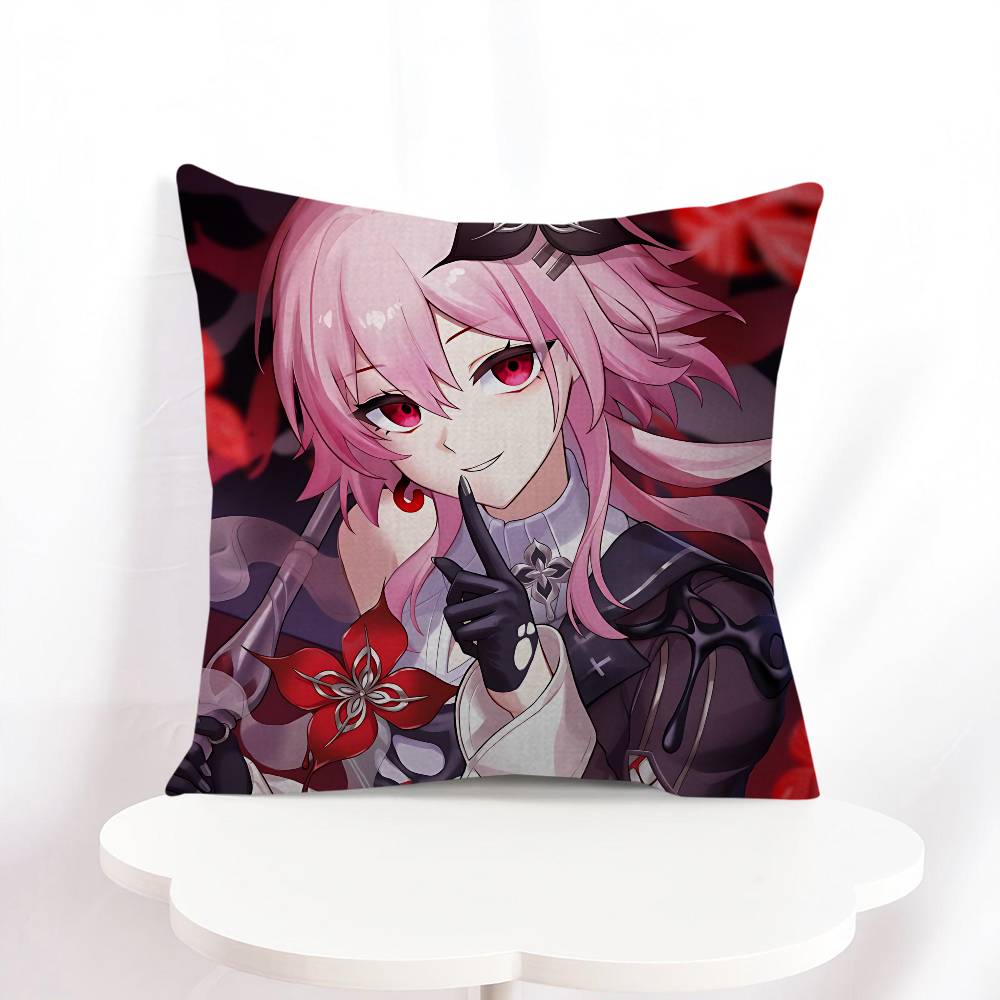 Evernight Pillow Covers Cartoon Sofa Decorative Home Double-sided Printing Short Plush Cute Cushion Cover