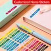 Personalized Sanrio Name Stickers Waterproof Cute Labels For School Supplies Office Christmas Festival Gift For Friends