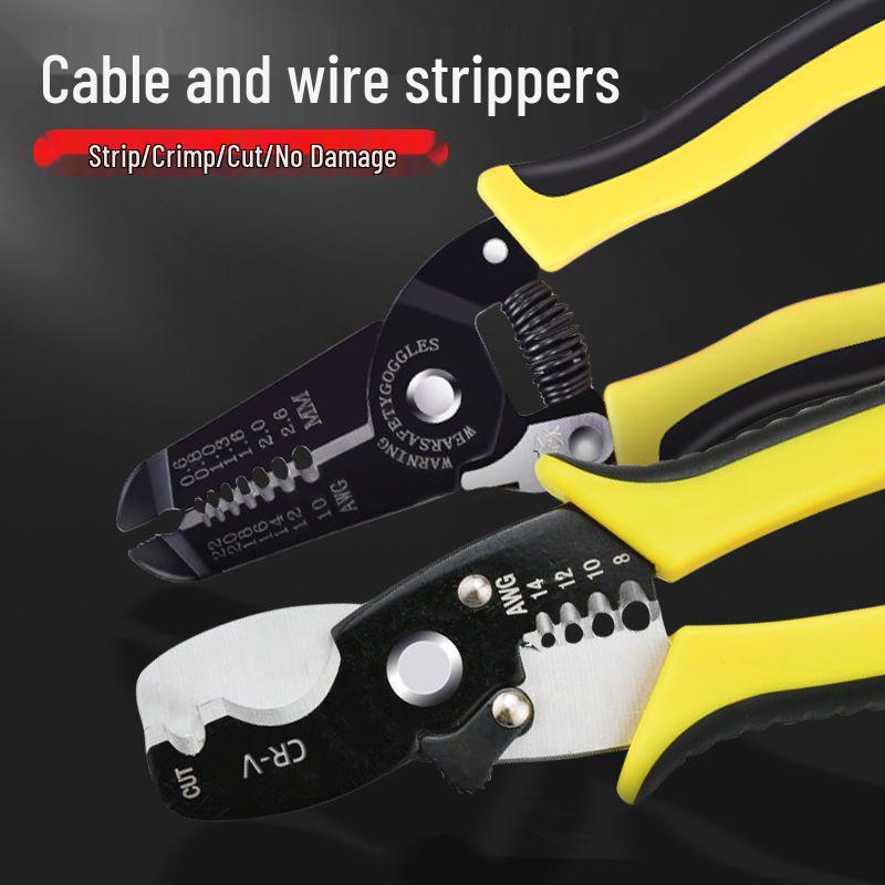 Electrician's Automatic Wire Strippers: Super Fine, Thickened Cable Cutting Pliers