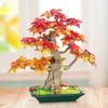 Maple Tree Bonsai Building Blocks Toy - Potted Plant Decoration Gift for Teacher's Day