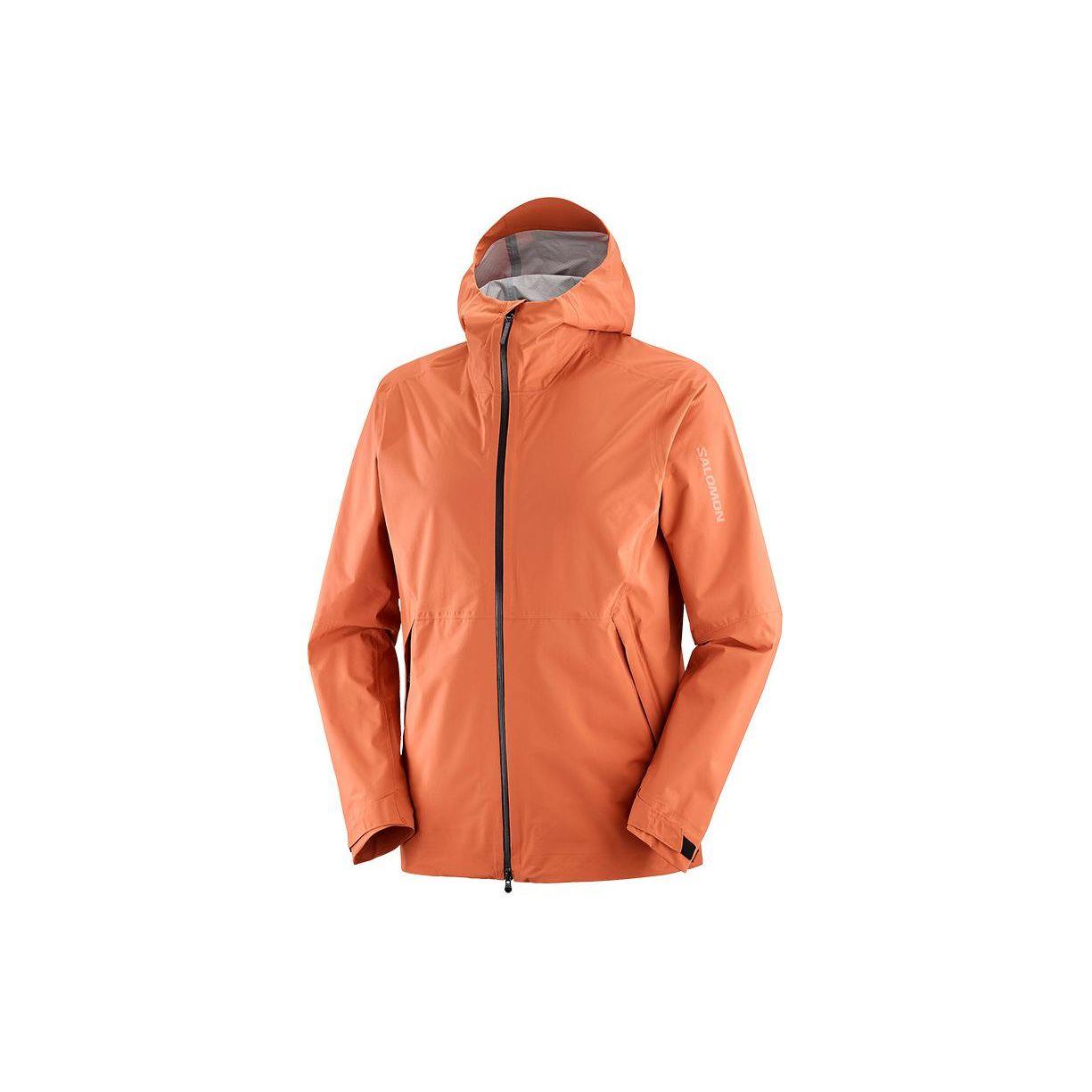 

Salomon Outerpath 2.5L Waterproof Jacket Men Jackets Terracotta-Brown LC2211500 L