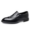 Klasyczne Markowe Biurowe Buty Wizytowe Męskie Skórzane Casualowe Buty Wysokiej Klasy Bankietowe Męskie Buty ze Szpiczastym Noskiem na Ślub