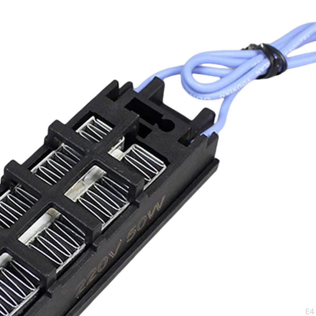 PTC Heater 220V Compact Conductive Type Automatic Constant Temperature for Bathroom Warmers Electric