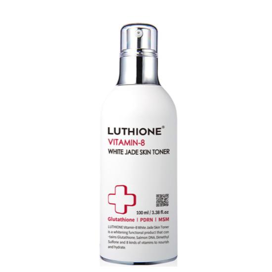 

Luthione Vitamin-8 White Jade Skin Toner – Glutathione Brightening Toner 100ml Luthione Vitamin-8 White Jade Skin Toner