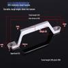 304 Stainless Steel Heavy Duty Pull Handle for Industrial Doors and Windows