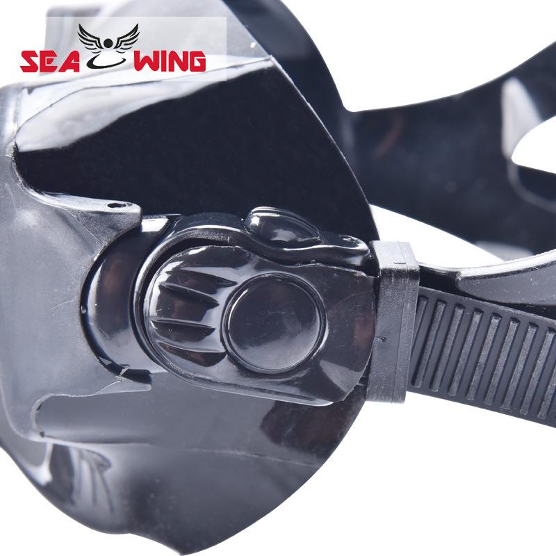 Adult Snorkeling & Diving Mask Set: HD Anti-Fog Tempered Glass Goggles