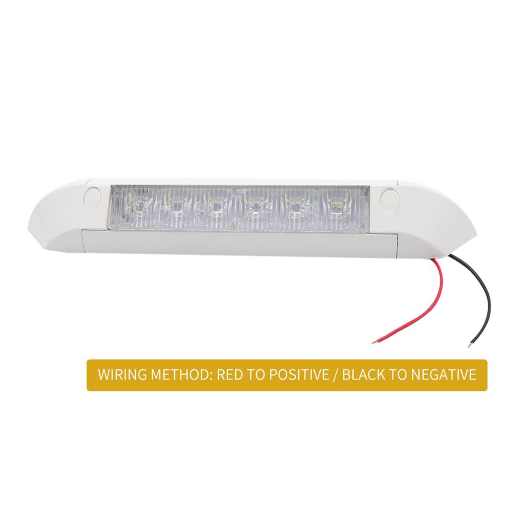 RV Awning LED Spotlight 12V 1.6W Aluminum Base Waterproof LED Porch Awning Light for Trucks Caravan Camper Boat Trailer