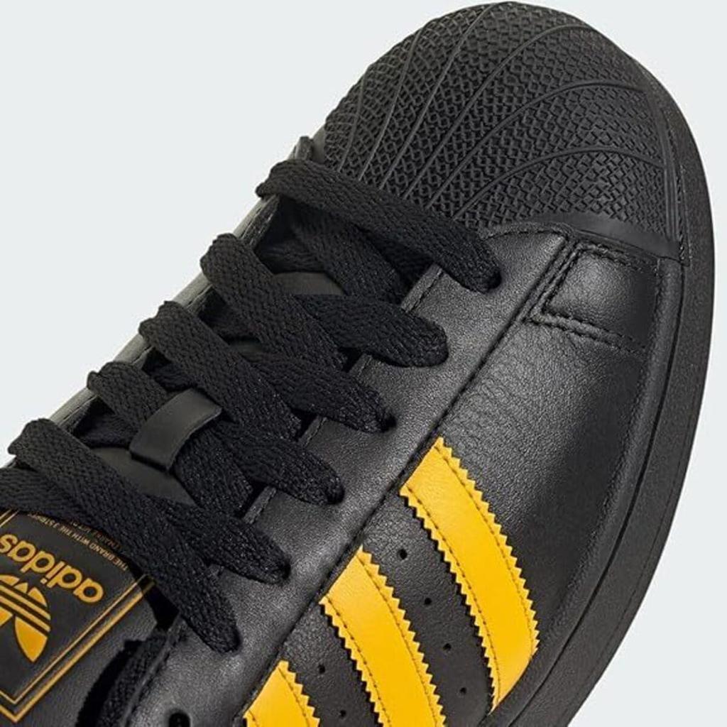 Adidas Superstar II Core Size JQ4727, Black/Crew Yellow/Core Black, 24.0cm