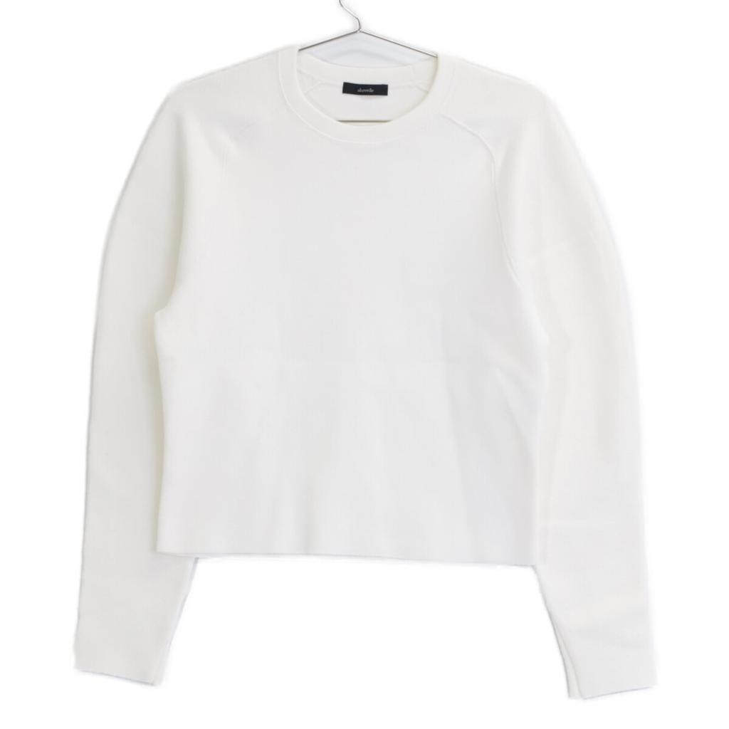 Allureville Cotton Smooth Form Pullover Tops 2 whiteUsed