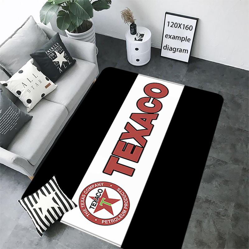 Interior Floor Mat Doormat Texacos Gas Oil Non-slip Foot Rug for Entryway Kitchen Carpet Bedroom Bedside Mats Home Decorations