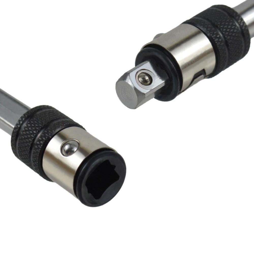2pcs Dual Design Square Socket Adapter 1/4 Inch Hex Impact Driver Adapter  For Impact Drivers