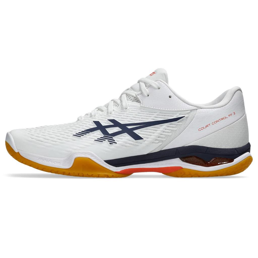 Badminton Shoes COURT CONTROL FF 3 1071A087 100 cm 2E [Asics] Men's (White/Indigo Fog) 28.0
