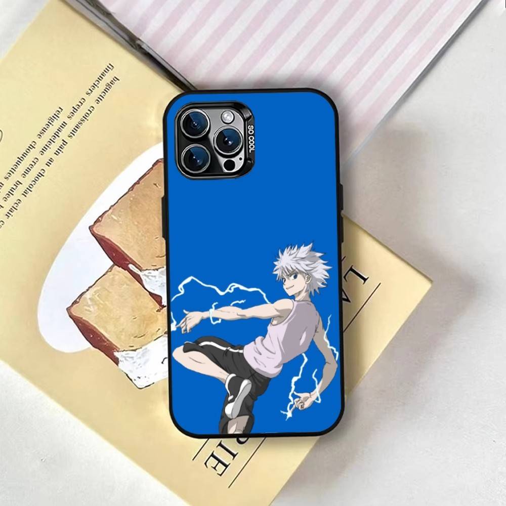 Hunter Killua Phone Case For iPhone 17,16,15,14,13,12,11 Plus,Pro Max,XS,Colorful Silver Black Cover