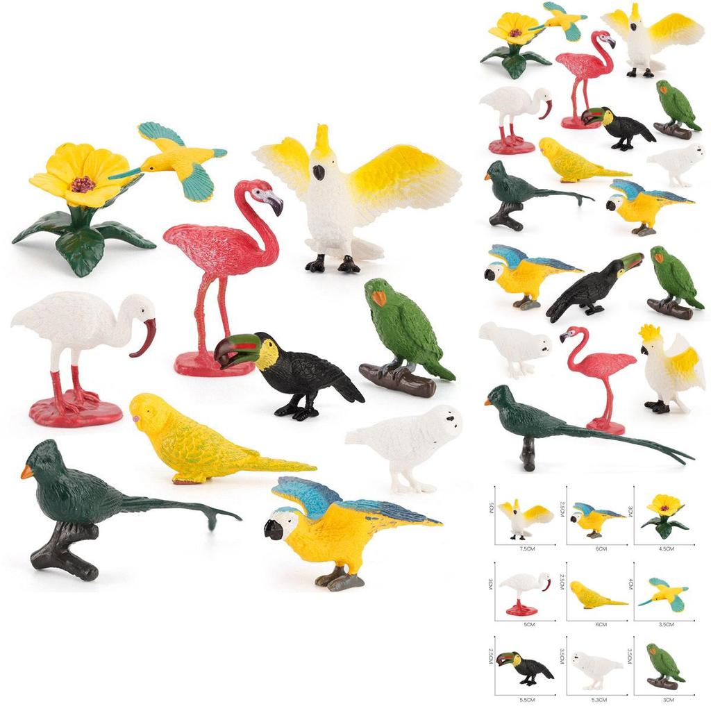 Small Hummingbird Animal Model Pvc Nature Scene Display For Childrens Classroom Use