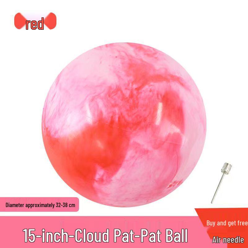 

Children s Rainbow Bouncy Ball - 18 High-Elasticity, Kickable, Sit-On Cloud Ball for Fun Sports and Play Cloud Pat Ball with Air Needle (Pump not included)
