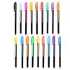 1mm Bullet Tip Gel Pen Coloured Fluorescence Nite Writer Pen for Drawing Marker(18 Colors)