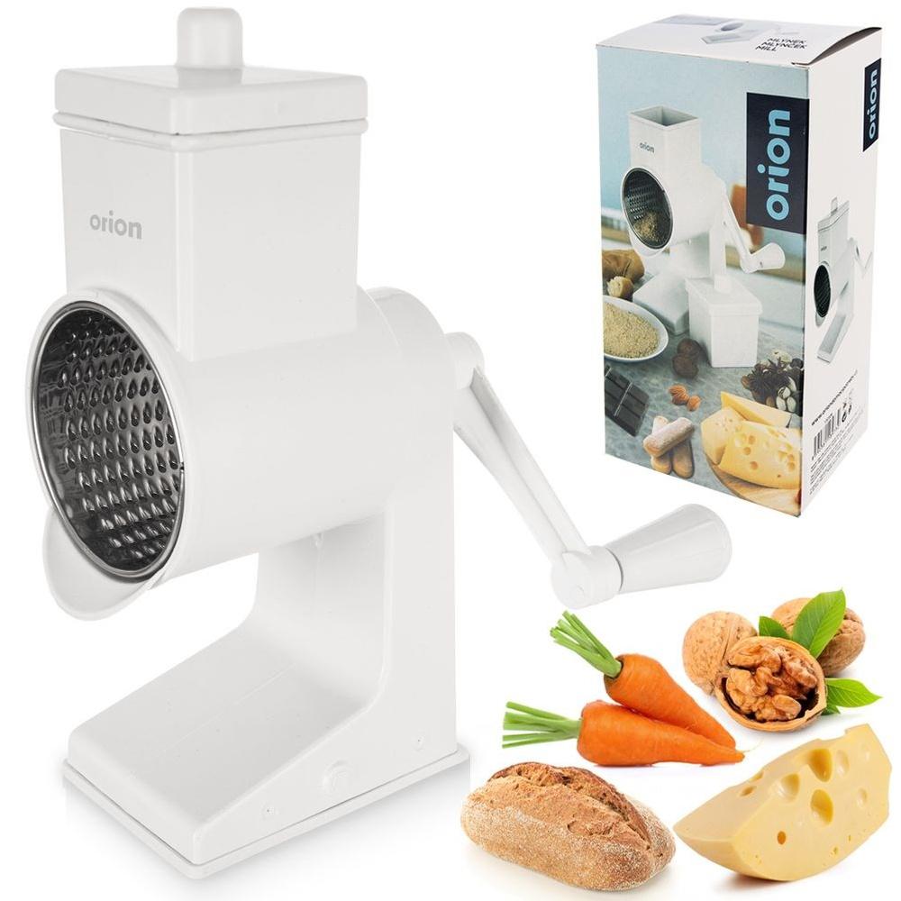 Table-Mounted Rotary Drum Grater with Clamp